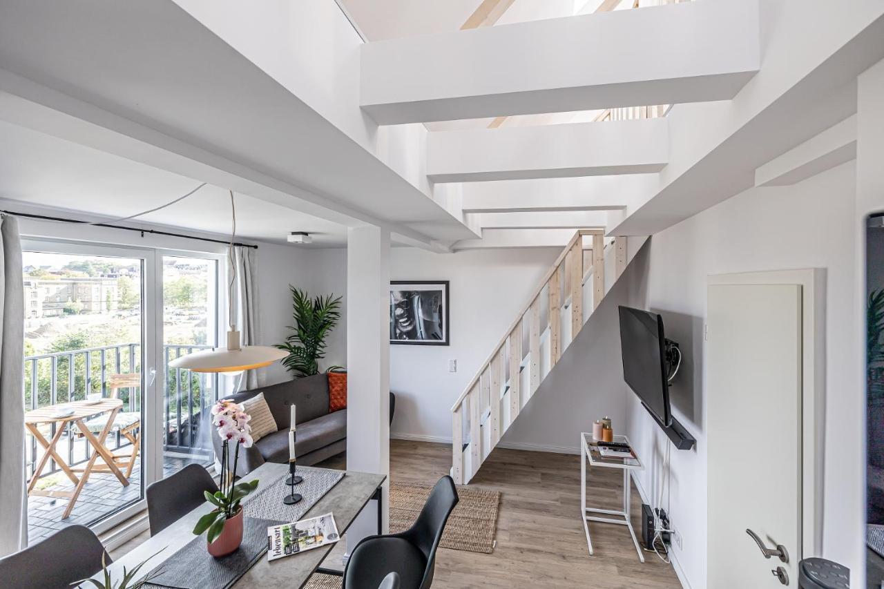 Fewo1846 - Goode Utsicht - Zentral Gelegene Maisonettewohnung Mit Einem Schlafzimmer Flensborg Eksteriør billede